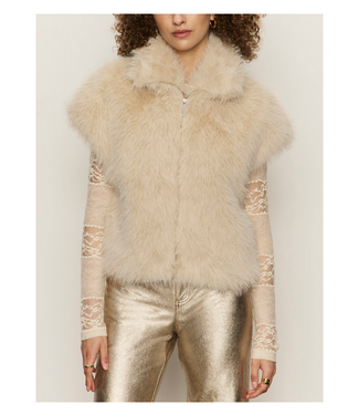 Sanctuary Silky Fur Vest