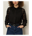 Sanctuary Serendipity Lace Tuxedo Shirt