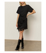 Sanctuary Satin Mix T-Shirt Dress