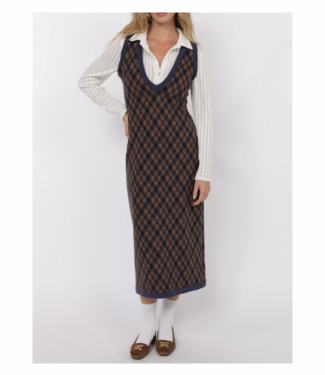 Sage The Label In Time Deep V Dress