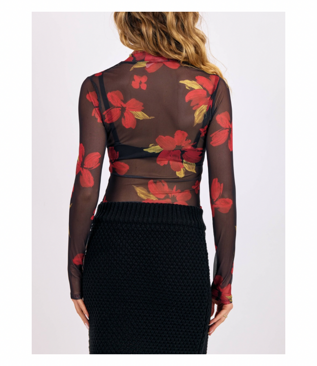 Gypset Glamour Mesh Top