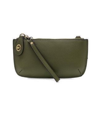 Mini Crossbody Wristlet Clutch - Olive Grove