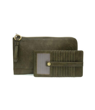Karina Convertible Wristlet - Dark Olive