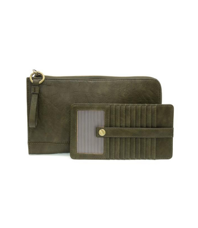 Karina Convertible Wristlet - Dark Olive