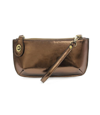 Mini Crossbody Wristlet Clutch - Copper