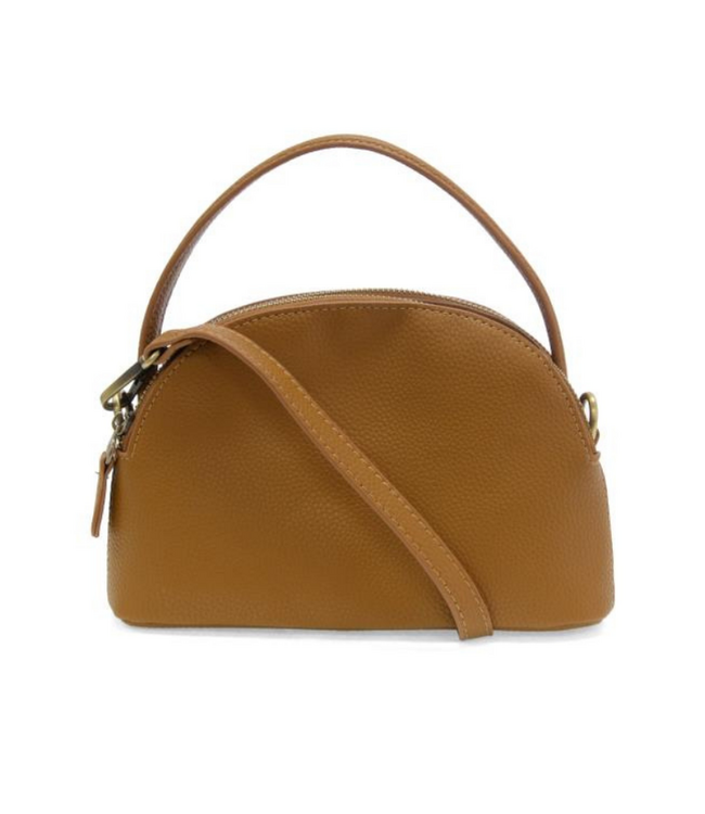 Larissa Dome Crossbody - Saddle