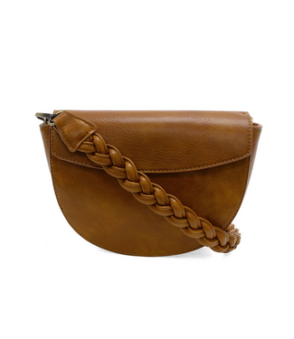 Linda Crescent Crossbody - Dark Amber