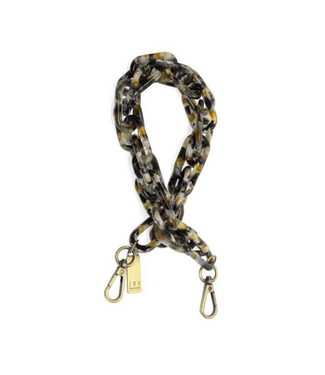 Lucite Cluster Chain Strap - Neutral