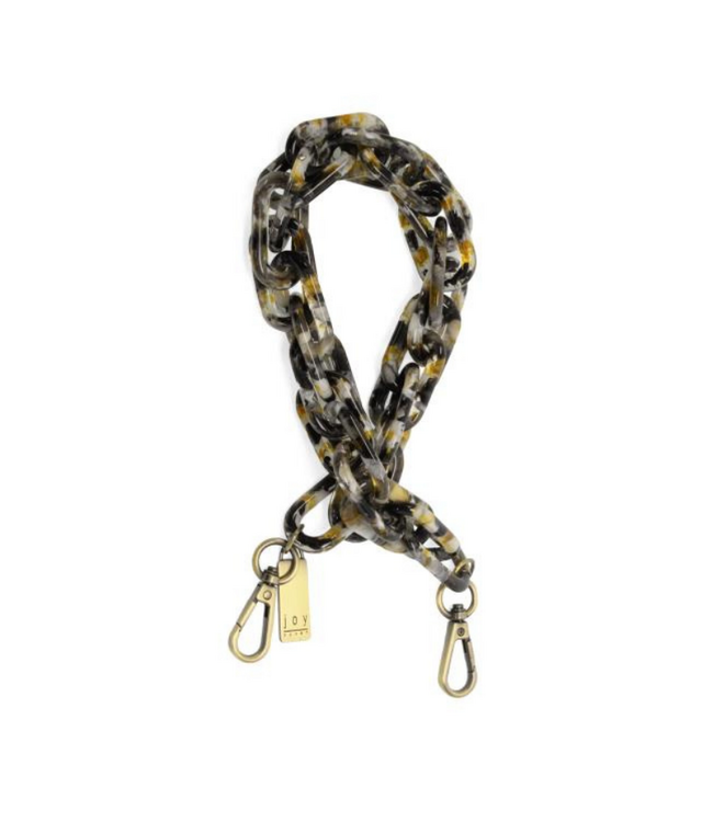 Lucite Cluster Chain Strap - Neutral