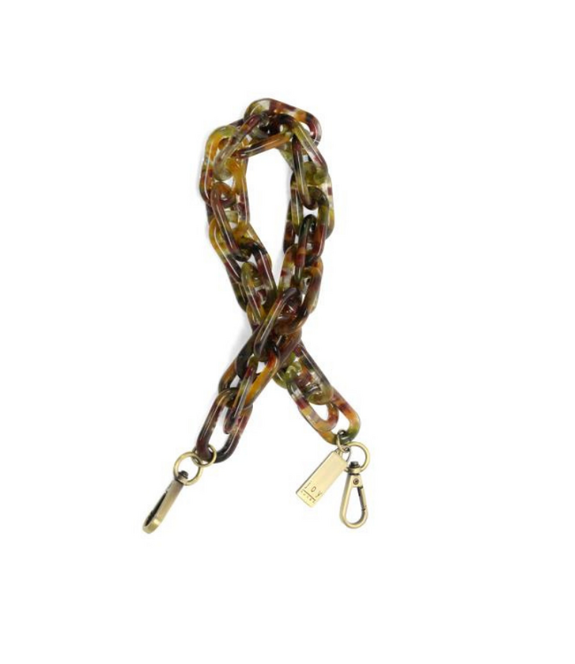Lucite Cluster Chain Strap - Autumnal