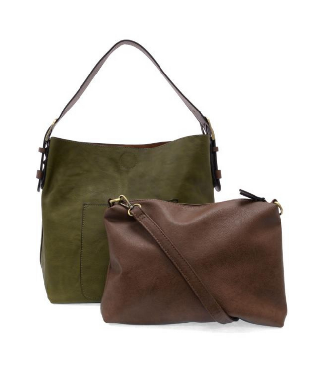 Hobo Handbag - Olive Brine