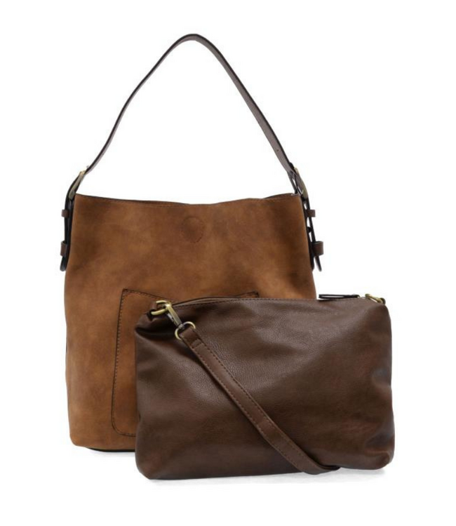 Hobo Bag - Walnut Suede