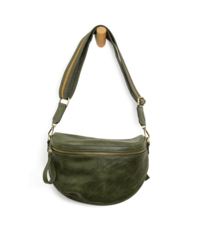Laura Sling Belt Bag - Forest Green