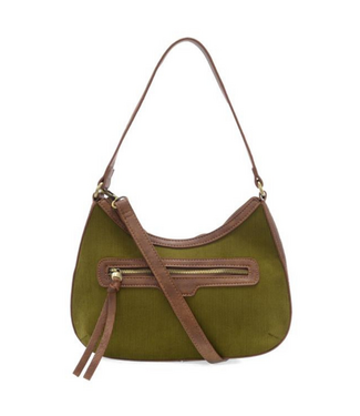 Courduroy Hallie Hobo Bag - Olive