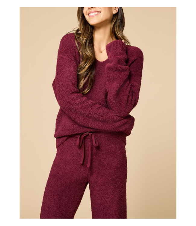 Marshmallow V-Neck Lounge Set