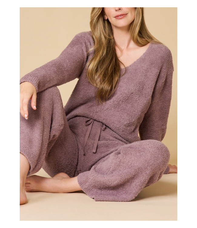 Marshmallow V-Neck Lounge Set