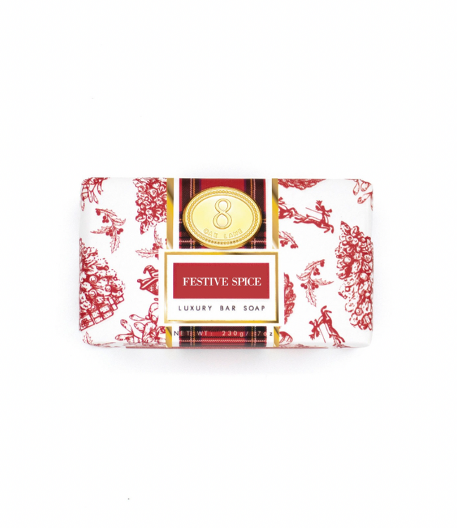 8 Oak Lane Festive Spice Wrapped Bar Soap