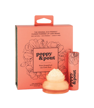Poppy & Pout Grapefruit Lip Care Duo Poppy & Pout Grapefruit Lip Care Duo