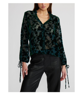 Lucy Paris Jacaranda Burnout Top