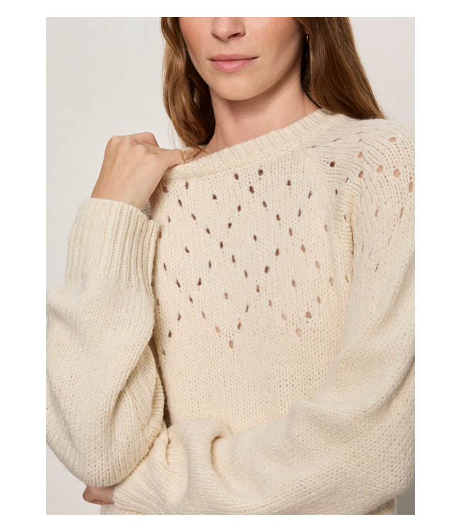 Femme Openwork Sweater