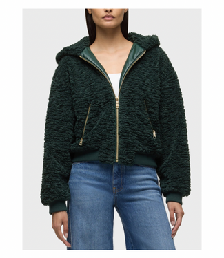 Hudson Jeans Sherpa Zip Up Jacket