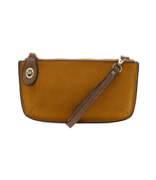 Courduroy Mini Handbag Wristlet - Dijon