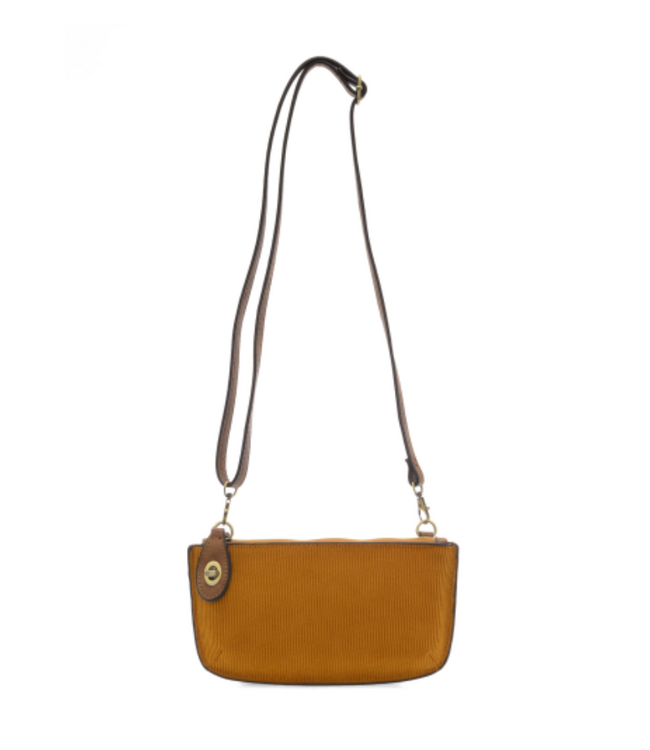 Courduroy Mini Handbag Wristlet - Dijon