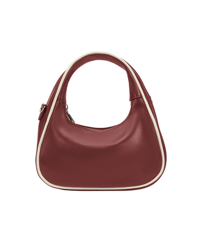 Sarita Recycled Vegan Top Handle - Burgundy