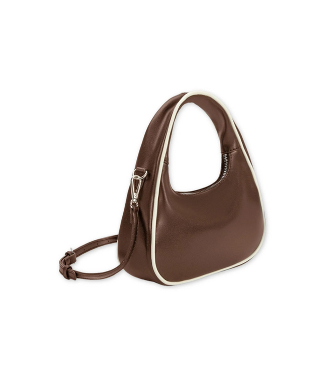 Sarita Recycled Vegan Top Handle - Chocolate