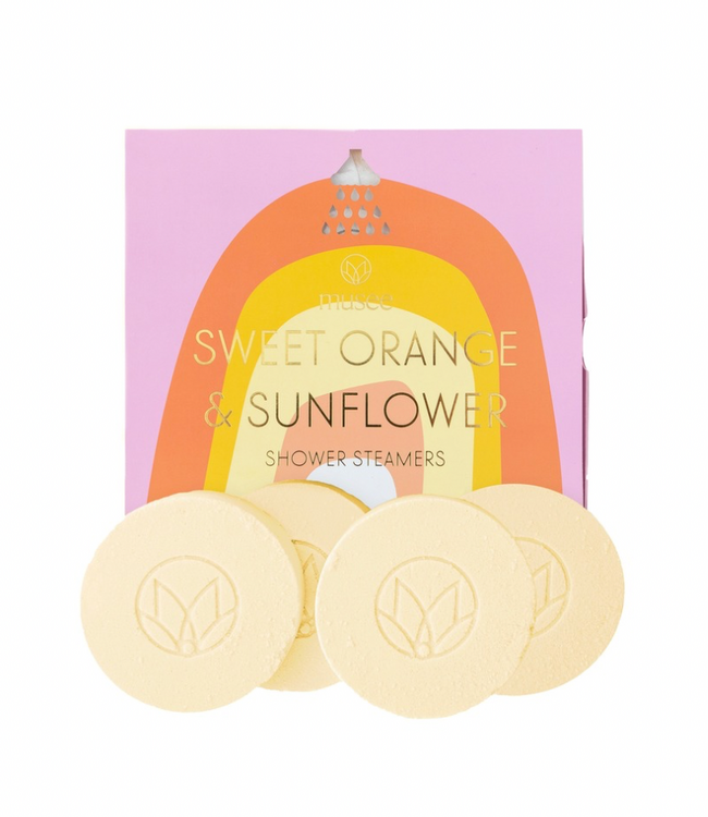 Musee Sweet Orange & Sunflower Shower Steamers