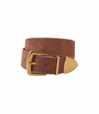 Most Wanted USA Zipper Lined Belt w/ Gold