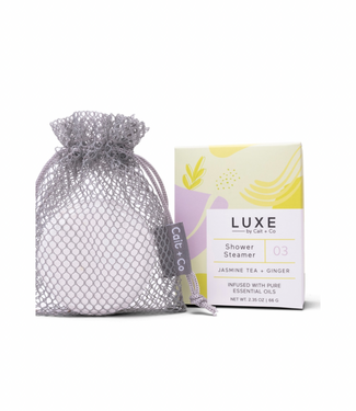 Cait & Co Luxe Jasmine Tea + Ginger Shower Steamer