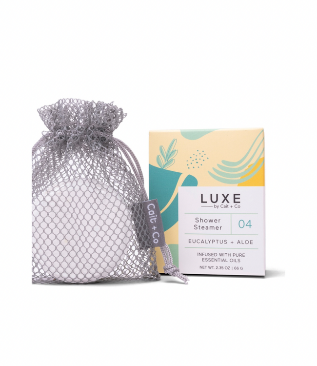 Cait & Co Luxe Eucalyptus + Aloe Shower Steamer