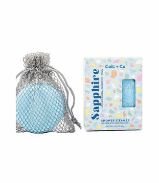 Cait & Co Gem Shower Steamer - Sapphire