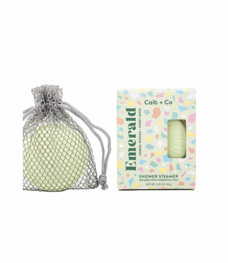 Cait & Co Gem Shower Steamer - Emerald