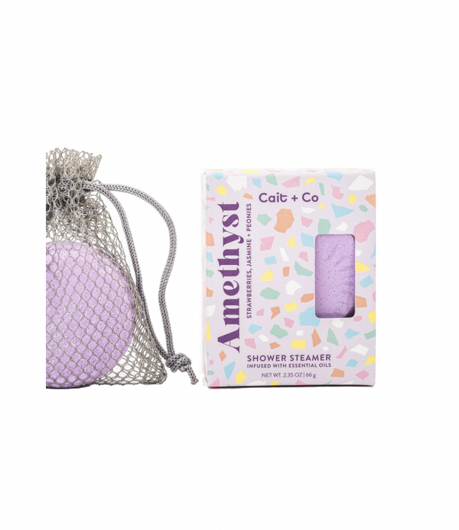 Gem Shower Steamer - Amethyst