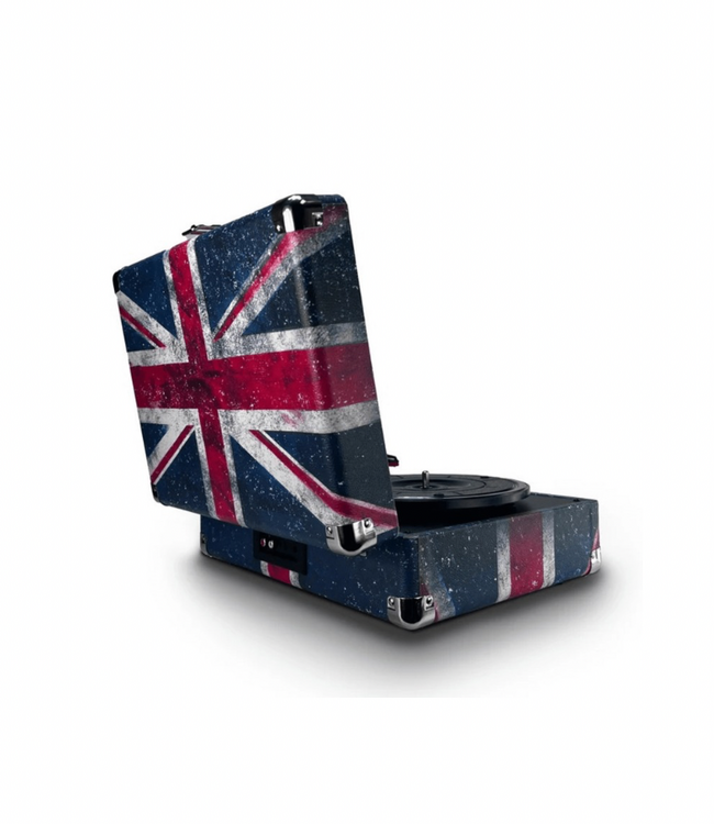 Victor Metro Plus Portable Dual Bluetooth Suitcase Turntable-Union Jack