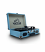 JupiterGear Victor Metro Plus Portable Dual Bluetooth Suitcase Turntable-Turquoise