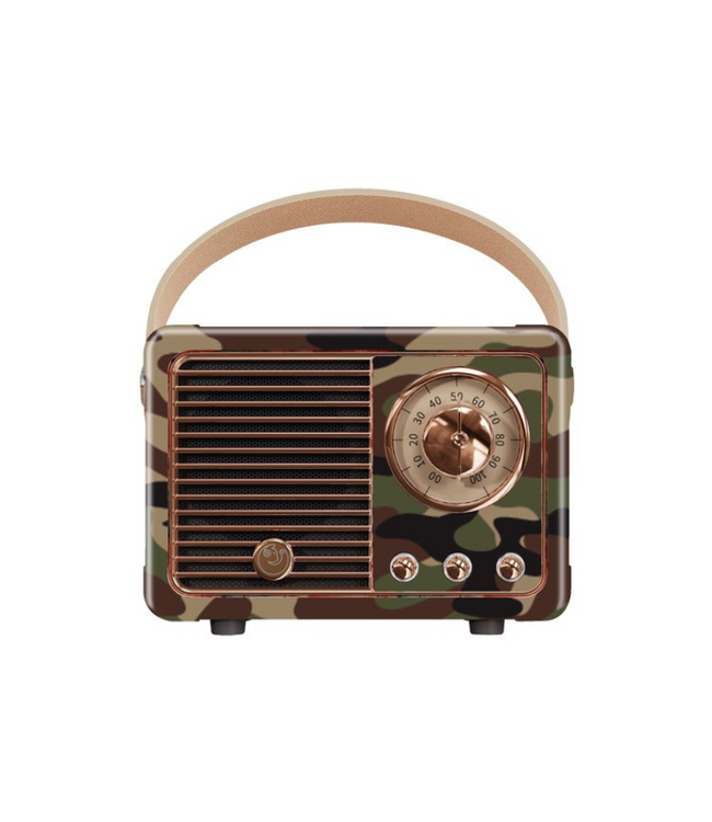 Camo Print Vintage Speaker
