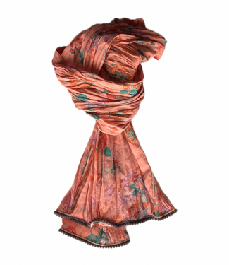 Crinkled Cotton Scarf - Papillon Pink