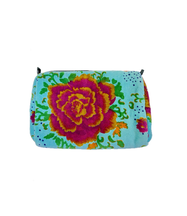 Rome Bag - Blue Peonies
