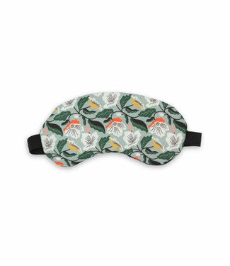 Eye Mask White Poppy on Sage