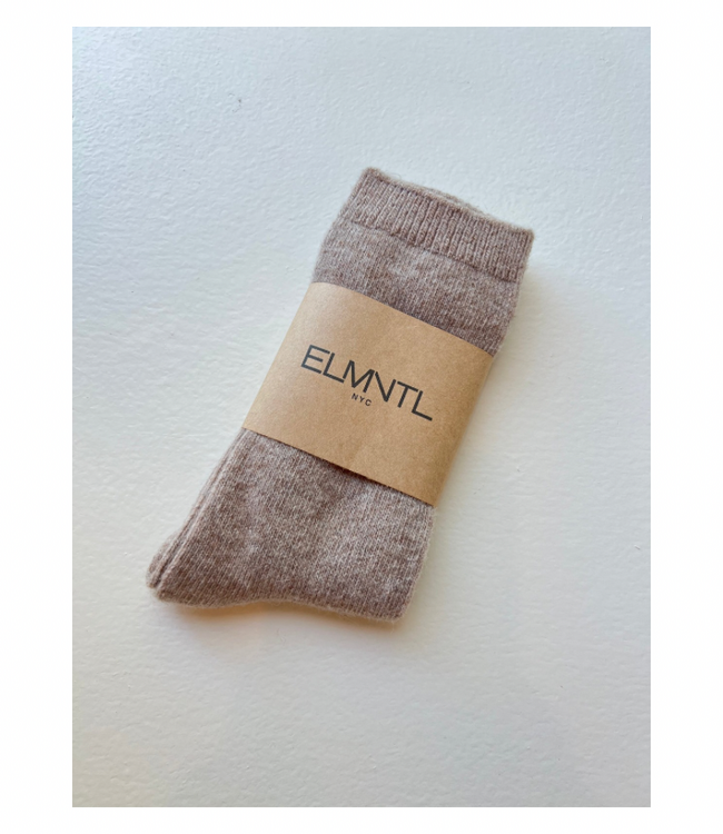 Cashmere Wool Socks-Grey Taupe