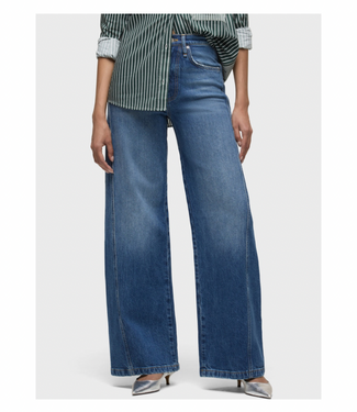Hudson Jeans James High-Rise Wide Leg w/ Seaming Jeans