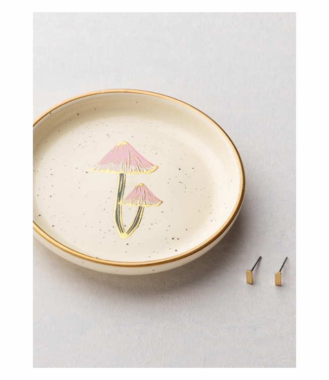 Jewelry Dish & Stud Earring Set