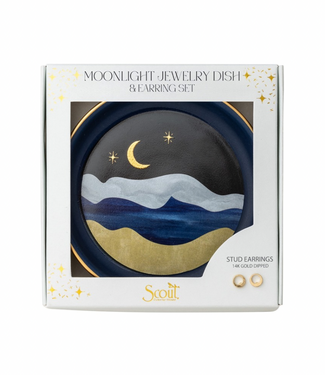 Jewelry Dish & Stud Earring Set