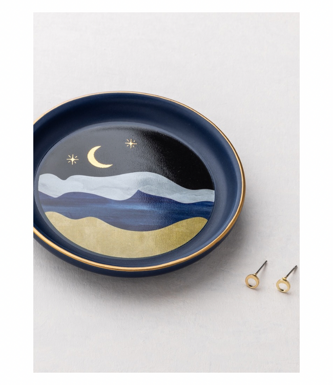 Jewelry Dish & Stud Earring Set