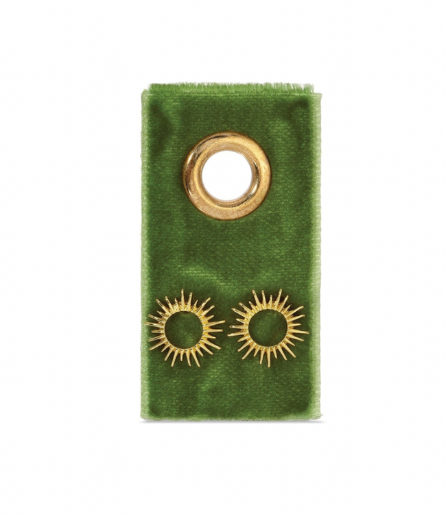 Open Sun Studs - Gold