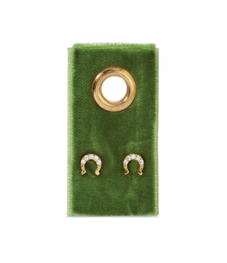 Horseshoe Studs - Gold