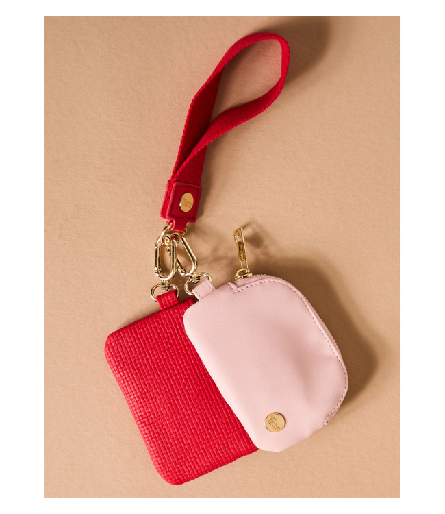 Dynamic Duo Pouch Luxe Wristlet-Partners in Crime